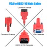 XTOOL OBD2 Main Test Cable - VGA to OBD2-16, Universal
