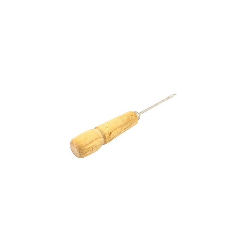 Heavy Duty Large Comfort to Hold Wooden Handle Clickers Awl