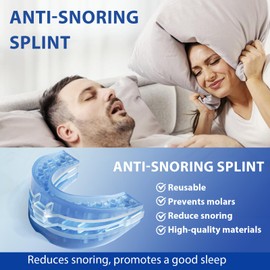 Crunch Splint for Night, Snoring Splint Against Snoring and Crunch, Reusable, Anti Snoring for Women and Men, Sleeping Comfort
