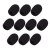 10 Pack Mini Lapel Headset Microphone Windscreen Foam Cover