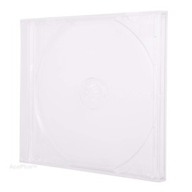 AcePlus 50 Standard Clear Single CD Jewel Case