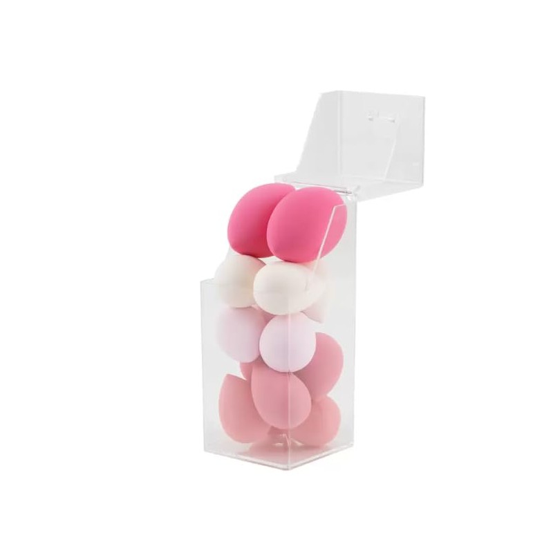 Esponjas para Maquillaje, Set de 14 Piezas, Multicolor Rosa Forma