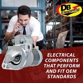 DB Electrical 410-44027 Starter for John Deere Yanmar Tractor Utv 1435 4100 18.5-26Hp