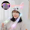Hat with Movable Ears, Ear Rabbit Hat LED, Movable Ears