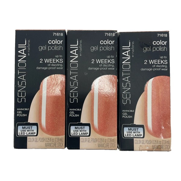 SensatioNail 3 PACK SensatioNail Color Gel Polish 71618 MI AMOR