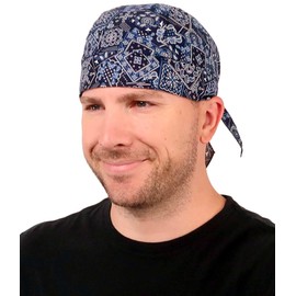 Sparkling EARTH Bandana Bonanza - Skull Caps Doo Rags Do Rag Durag Headwrap Head Wraps USA Made!