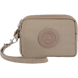 Triple Capacity Change Pouch Coin Pouch Change Holder for Woman Girls Purses for Card Cash Coin Bills