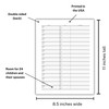 Blank Two-Sided Family Group Sheets for Genealogy (40) | Professional