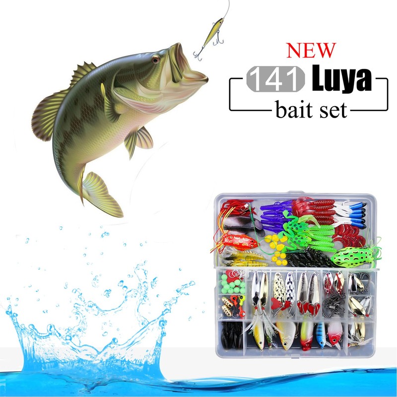 Leeko Spinner Fishing Set, Blinker Fishing Bait for Pike, Trout,