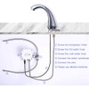 Charmingwater Touchless Bathroom Sink Faucet, Motion Automatic Sensor Faucet with