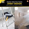 SOL 6pk Extra Large Dust Sheets - 3.6x2.7m Heavy Duty