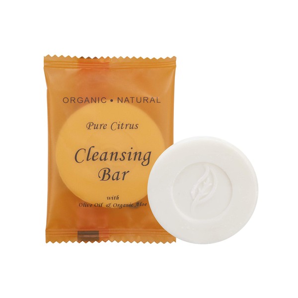 Terra Pure Wild Citrus Cleansing Bar, Travel Size Hotel, 0.5 oz (Case of 400)