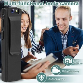 Mini Body Camera-Video Recording and Photo Taking, 1100mAh Portable Mini Camera HD 1080P Video Recorder with Auxiliary Light Motion Detection, User-Friendly Small Body Cam for Sports/Police/Deliver