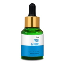 Fresh Laundry Fragrance Oil, MitFlor Single Scented Oil, Large Size Premium Grade Fragrance Oil for Soap & Candle Making, Aromatherapy Diffuser Oil, Refreshing Lemony Scent for Home Fragrance, 30 ml