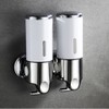 prosfalt 2 Chamber Wall Mounted Bathroom Shower Pump Dispenser and