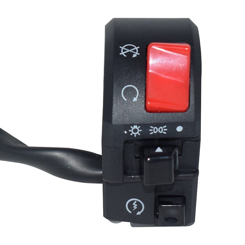 22mm Motorcycle Handlebar Right Switch Start East Headlight Ends Switch