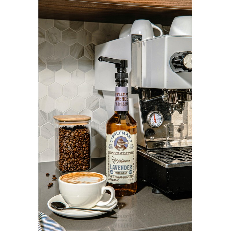 Tippleman's Lavender Coffee Syrup - Rich Flavor for Hot or