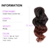 Mtmei Hair Ocean Wave Crochet Hair 9 Inch 8 Packs
