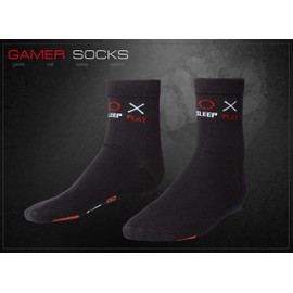 Gamer Socks, Fun Teenage Boy Gifts, Fun Guy Gift, Boys Novelty Socks, Cool Stuff for Boys, Teen Guy Gift (Red 120) One Size