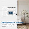 Universal Thermostat Lockable Box with Key Clear Acrylic Thermostat Cover
