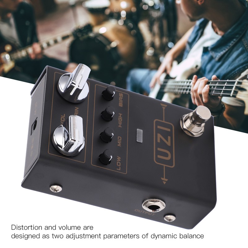 Distortion Pedal Electric Guitar Effector High Gain Heavy Music Adjustment