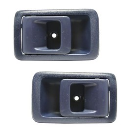 For Toyota Tercel 1995 96 97 98 1999 Interior Door Handle Driver and Passenger Side | Pair | Front Or Rear | Textured Blue | All Submodels | For TO1352112, TO1353112 | 6920610070B0, 6920510070B0