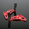 3D Engrave Foldable CNC Rear Passenger Footrest Foot Pedal Pegs
