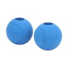 1 Pair of Barbell Dumbbell Curved Bar Grip Round Spherical