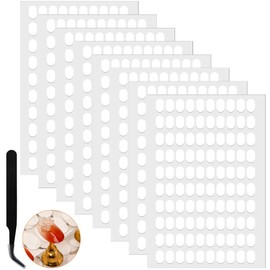 8 Sheets Double Sided Tape for Nails Display Double Sided Tape for Press on Nails for Nail Packaging Supplies