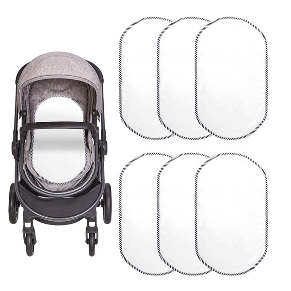 Esenlong Pack of 6 Portable Changing Mats, Washable Infant Changing
