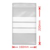 WeltiesSmartTools Premium Resealable Grip Bags with 0.09 mm Labelling Field