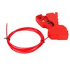 Adjustable Cable Lockout Industrial Valve Shutdown Tagout Stainless Steel Safety