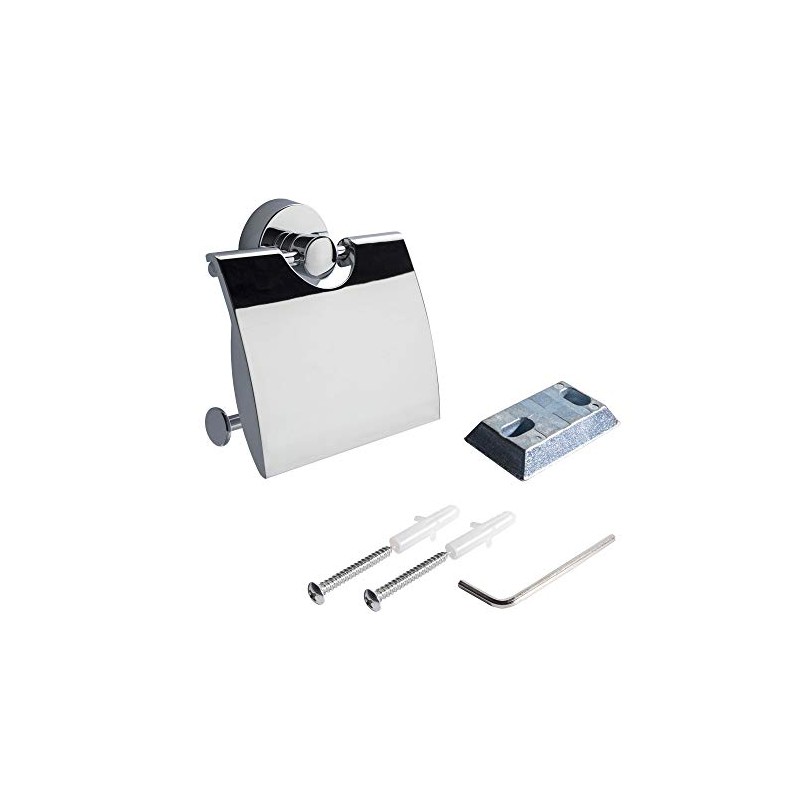 Spirella Sydney WC Paper Roll Holder (Covered) Chrome