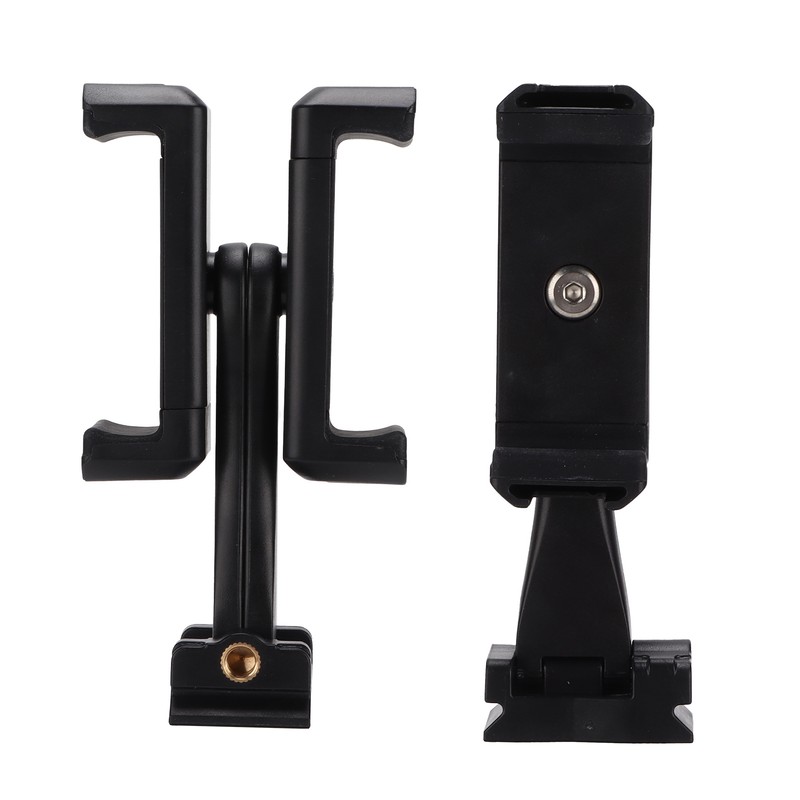 Cell Phone Double Clip Stand Mount Adjustable Tablet Hands Free