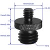 LUORNG 2PCS Camera Tripod Head Adapter Screws Photography Accessories Flash