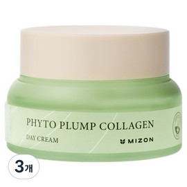 Mizon Phyto Plump Collagen Day Cream, 50ml, 3 pieces / 미즈온 피토 플럼프 콜라겐 데이 크림, 50ml, 3개