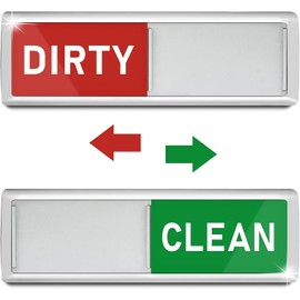 Dirty Clean Dishwasher Magnet Dishwasher Magnet for Cupboard, Clean or Dirty Dish Washing Refrigerator, Kitchen Organization and Storage Essentials (White)