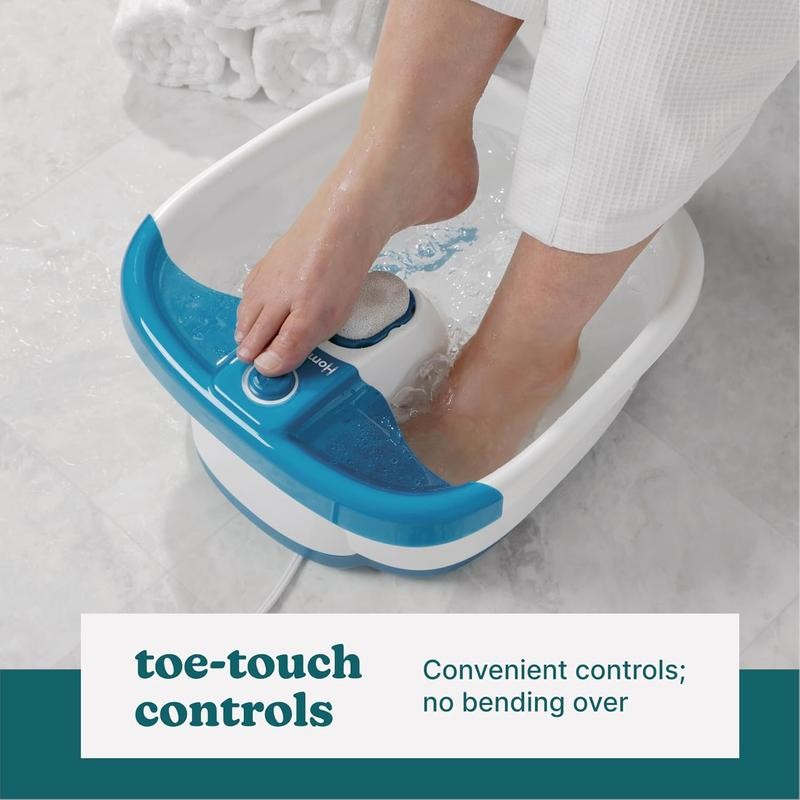Bubble Mate Foot Spa, Toe Touch Controlled Foot Bath with
