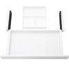 Under Desk Storage Drawer, 15.5Inch Shallow Under Desk Drawer Organizer