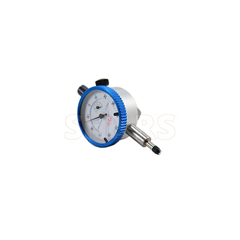 Shars 5mm Dial Indicator White Face .01mm Graduation, AGD1 Lug