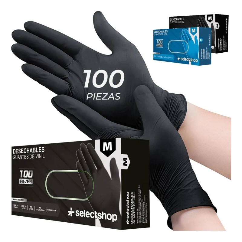 Guante Vinil Synmax Nitrilo Libre De Latex