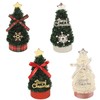 Jylucky 4PCS Mini Christmas Tree, Tabletop Small Christmas Tree Decorations,