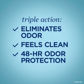 Secret Secret Aluminum Free Deodorant for Women, 48hr Odor Protection, Free of Parabens Dyes Talc & Baking Soda, PH Balancing Minerals, Dry Solid, Cotton Scent, 2.4 oz