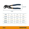 MANUFORE Water Pump Pliers, 7/10/12 Inch Tongue and Groove Pliers