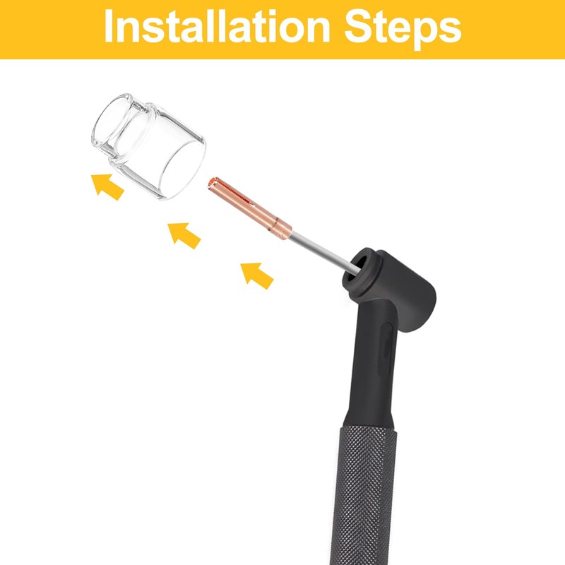 sourcing map 21pcs Tig Torch Kit for WP-9, WP-20, WP-25