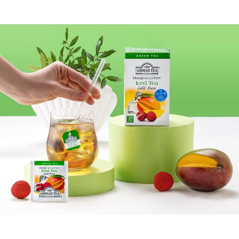 Ahmad Tea Mango & Lychee Cold Brew | Green Tea