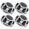 15067580 4PCS Silver Chevy Center Caps 6 Lug Hub Caps