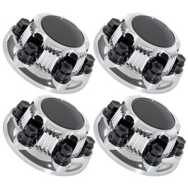 15067580 4PCS Silver Chevy Center Caps 6 Lug Hub Caps Chrome Compatible with 2005-2013 Silverado 1500 2007-2013 Tahoe Avalanche Suburban 1500 Replaces 15067578