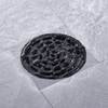 RANDOM Round Shower Drain Kit with Adjustable Base Flange,4 Inch