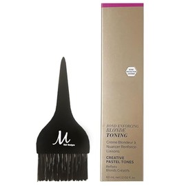 Blond Me Blonde Toning T - Brown Mahogany Permanent Hair Color 2 Ounce and M Hair Designs Tint Brush (Bundle)